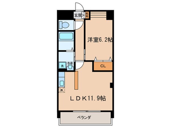 シュティ－ク八社の物件間取画像